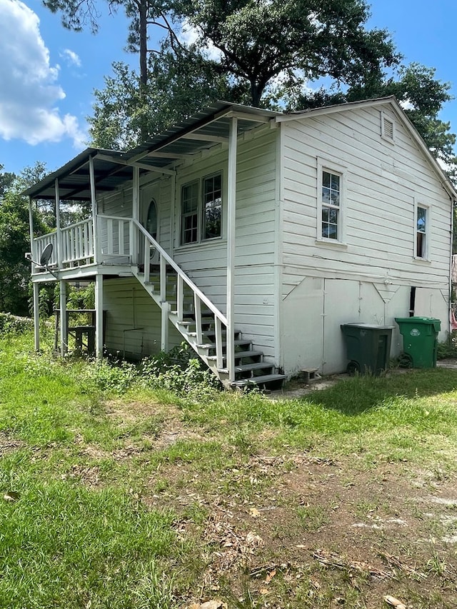 view of property exterior