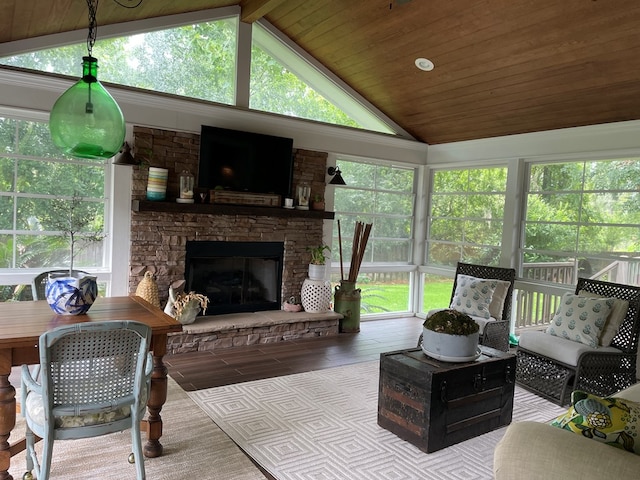 2406 Winding Way, Valdosta, GA 31602 - sunroom / solarium with vaulted ceiling and plenty of natural light