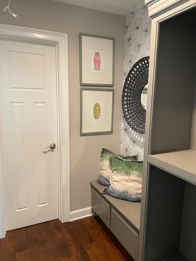 2406 Winding Way, Valdosta, GA 31602 - detailed view of wood finished floors and baseboards