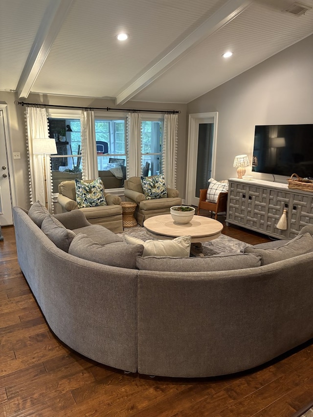 2406 Winding Way, Valdosta, GA 31602 - living area with hardwood / wood-style floors and recessed lighting