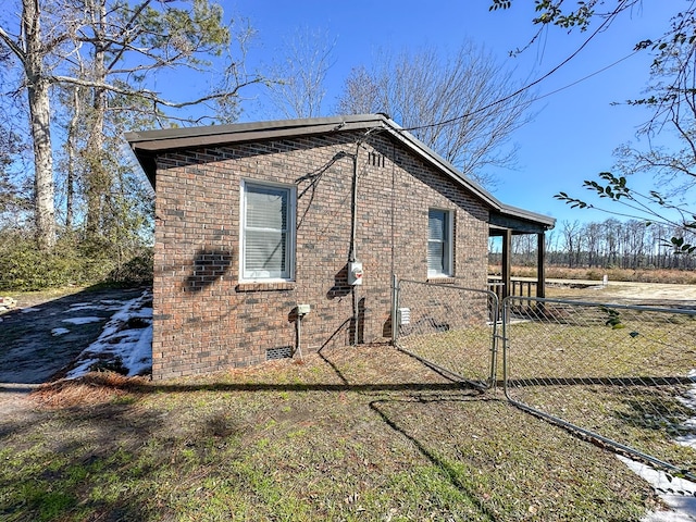 view of home's exterior