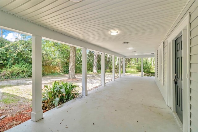 view of patio