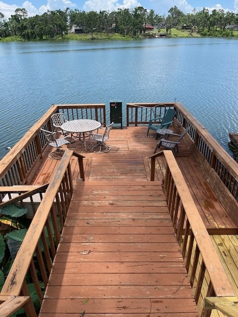 5054 Hammock Trl, Lake Park, GA 31636 - dock area featuring a water view