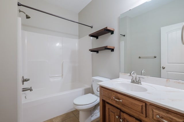 247 Harlee Ln, Ray City, GA 31645 - bathroom featuring vanity, bathtub / shower combination, and tile patterned flooring