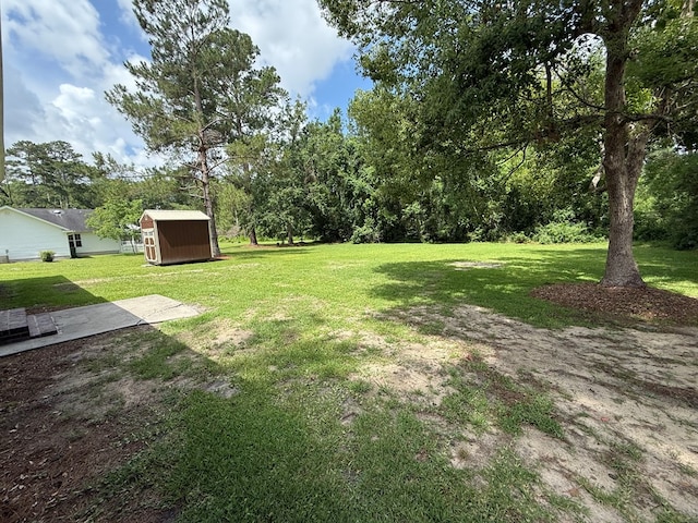 208 Magnolia Dr, Adel, GA 31620 - view of grassy yard featuring a storage unit