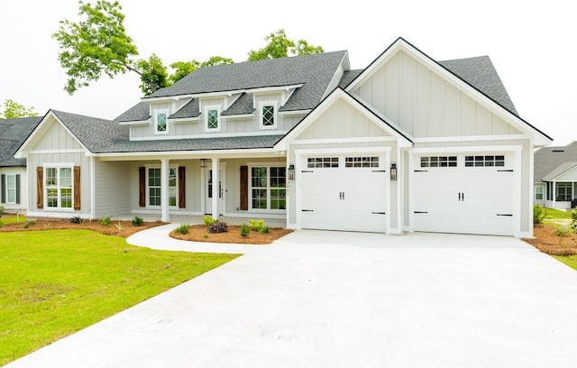 3061 Houser Way, Hahira, GA 31632 - modern inspired farmhouse featuring roof with shingles, board and batten siding, and concrete driveway
