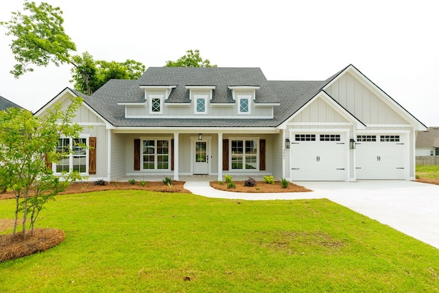 3061 Houser Way, Hahira, GA 31632 - modern farmhouse with board and batten siding, a shingled roof, driveway, and an attached garage
