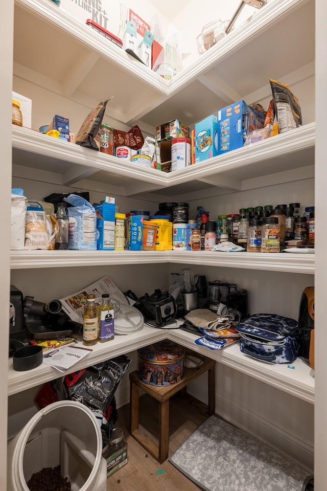 view of pantry