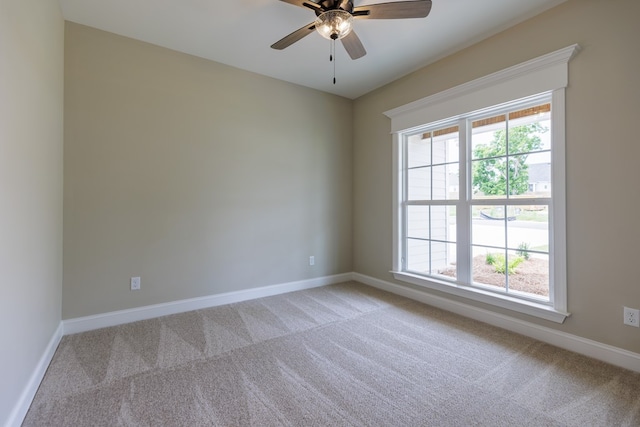 4856 Brown Cat Cir, Hahira, GA 31632 - empty room featuring light colored carpet and a ceiling fan