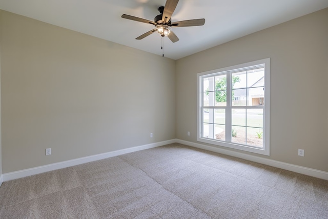 4856 Brown Cat Cir, Hahira, GA 31632 - spare room with a ceiling fan and carpet floors