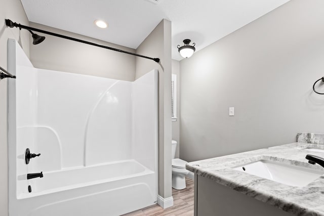 4234 Whithorn Way, Valdosta, GA 31605 - full bathroom featuring vanity, washtub / shower combination, and wood finished floors