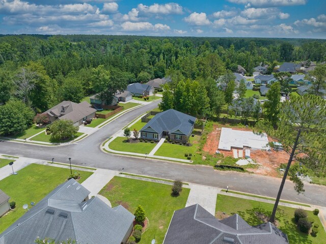 4234 Whithorn Way, Valdosta, GA 31605 - aerial perspective of suburban area with a heavily wooded area