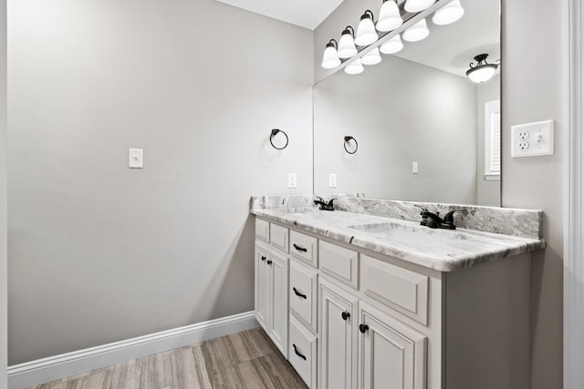 4234 Whithorn Way, Valdosta, GA 31605 - full bath featuring double vanity and wood finished floors