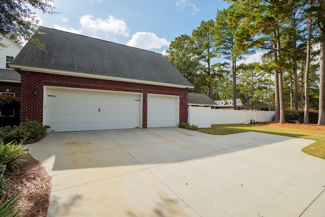 view of side of property