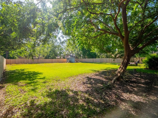 2951 Findley Chase, Valdosta, GA 31605 - view of yard with a fenced backyard, an outbuilding, and a shed