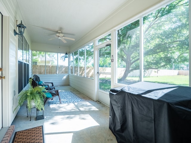 2951 Findley Chase, Valdosta, GA 31605 - sunroom with a ceiling fan
