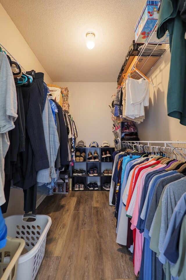 4604 Rustic Ridge Rd, Valdosta, GA 31602 - spacious closet with wood finished floors