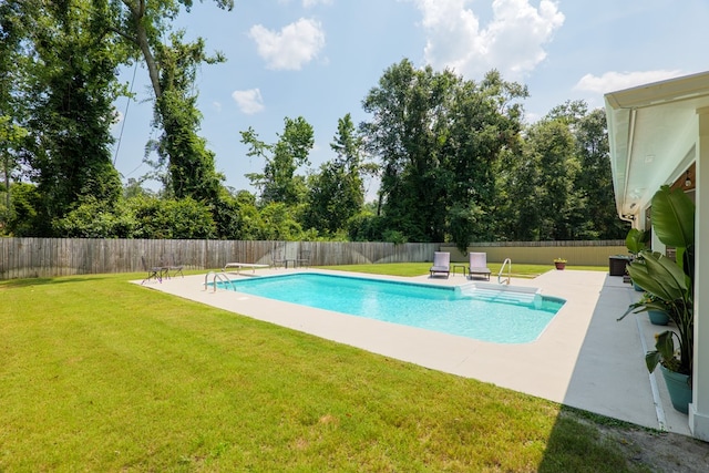 4604 Rustic Ridge Rd, Valdosta, GA 31602 - view of swimming pool with a fenced backyard and a patio area