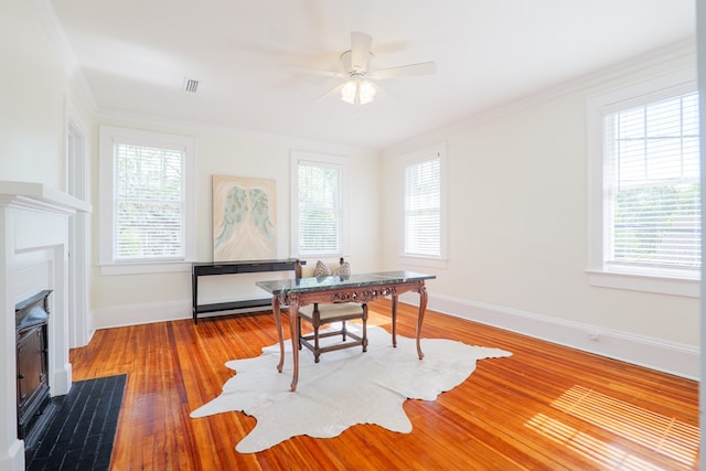 200 E College St, Valdosta, GA 31602 - office space featuring baseboards, a healthy amount of sunlight, and visible vents
