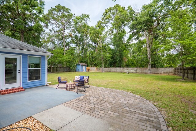 4608 Rustic Ridge Rd, Valdosta, GA 31602 - view of patio featuring view of wooded area
