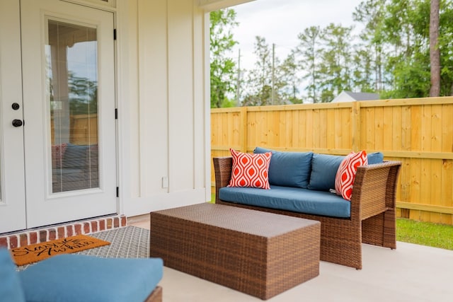 view of patio