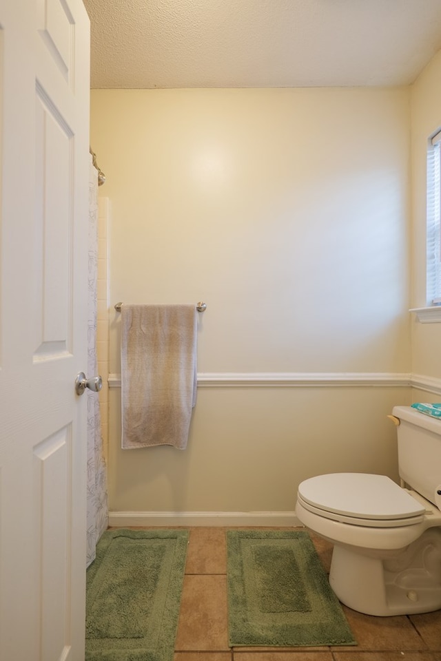 5187 Calvary Cir, Valdosta, GA 31605 - bathroom with toilet and tile patterned floors