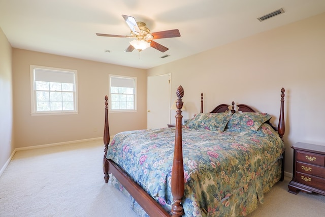 812 Tanglewood Dr, Valdosta, GA 31602 - carpeted bedroom featuring baseboards and a ceiling fan