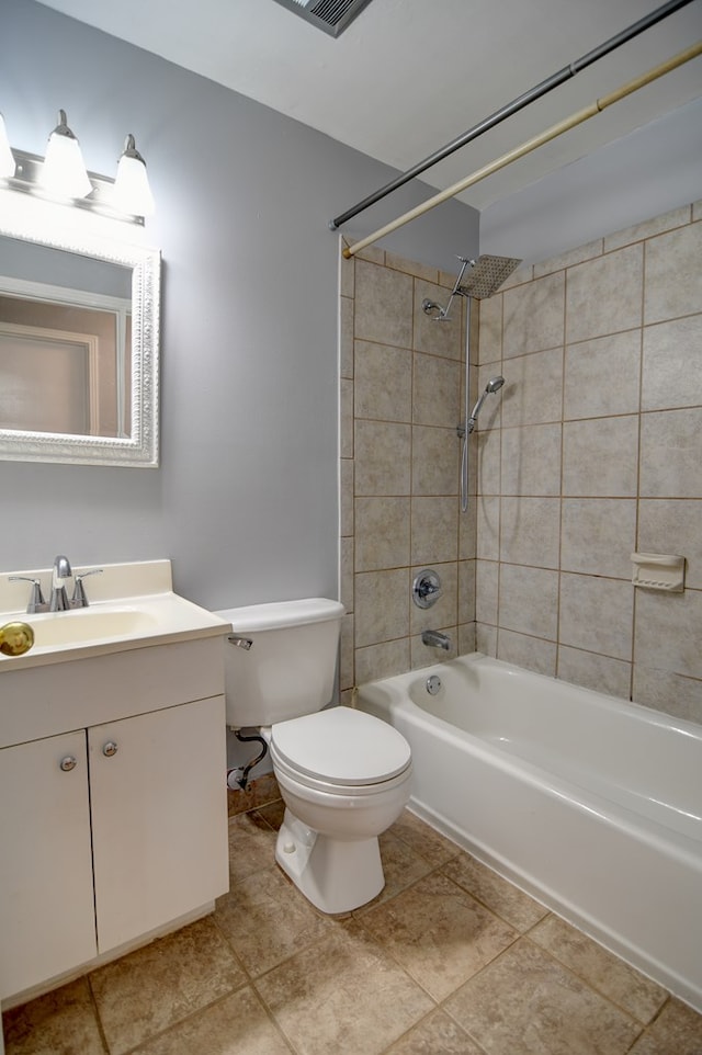 2321 Frederick Pl, Valdosta, GA 31602 - full bath featuring vanity, bathtub / shower combination, and tile patterned flooring