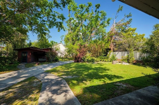 1614 N Patterson St, Valdosta, GA 31602 - view of yard with fence