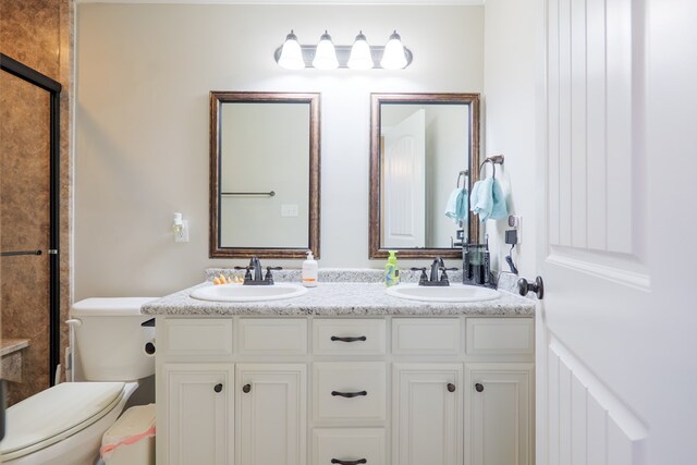 4137 Nelson Hill Pl, Hahira, GA 31632 - full bath with double vanity and an enclosed shower