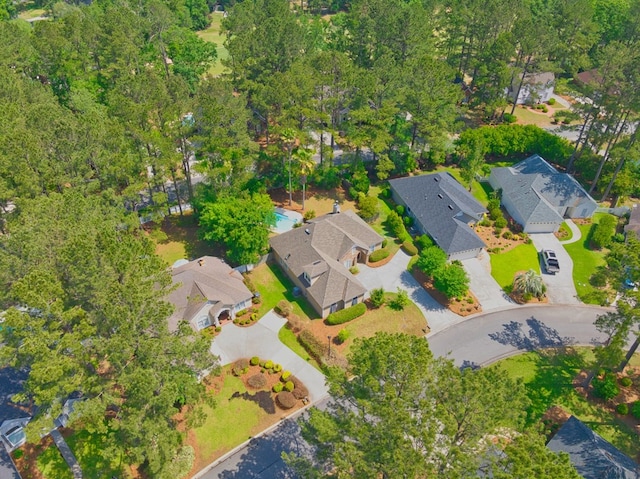 birds eye view of property featuring a residential view