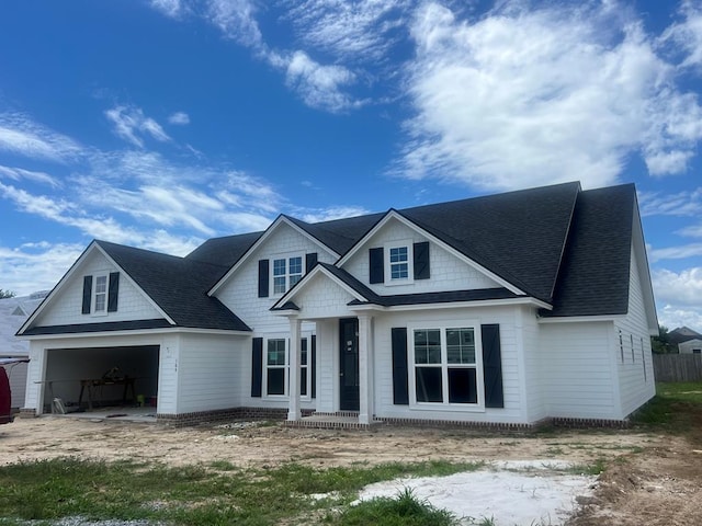 164 Audrey Ln, Hahira, GA 31632 - view of front of home featuring a garage and a shingled roof
