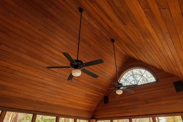 details featuring ceiling fan