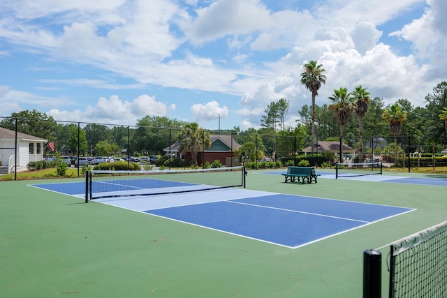 4849 Oak Arbor Dr, Valdosta, GA 31602 - view of tennis court featuring community basketball court