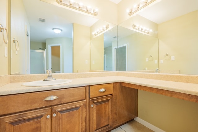 5702 Emily Ln, Hahira, GA 31632 - full bath featuring vanity and tile patterned flooring