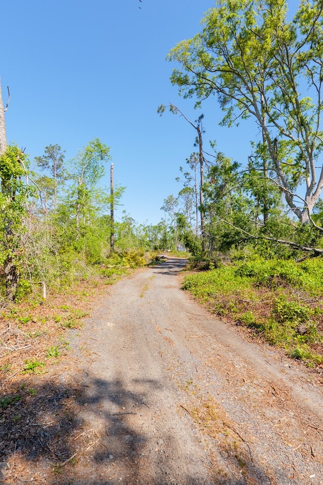 view of road