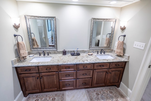 4059 Live Oaks Cir, Valdosta, GA 31601 - bathroom featuring double vanity