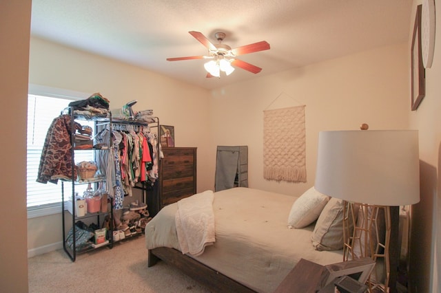 5300 Hidden Oaks Blvd, Lake Park, GA 31636 - carpeted bedroom featuring a ceiling fan and baseboards