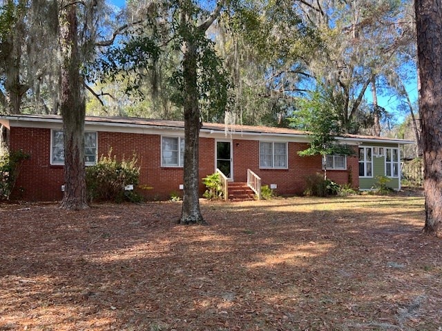 view of ranch-style house