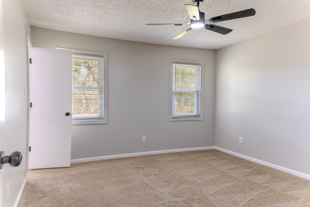 4604 Pinebrook Dr, Lake Park, GA 31636 - unfurnished room with carpet, a textured ceiling, and a ceiling fan