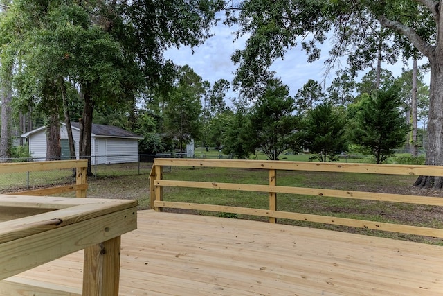 4604 Pinebrook Dr, Lake Park, GA 31636 - view of wooden deck