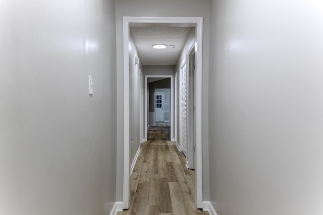 4604 Pinebrook Dr, Lake Park, GA 31636 - hallway featuring light wood-style flooring and a textured ceiling