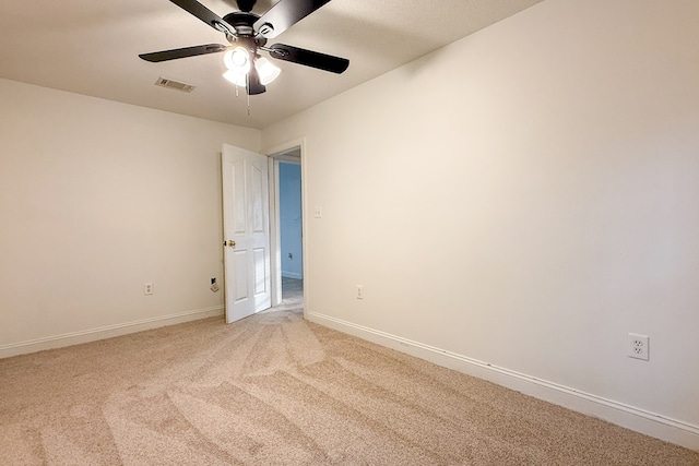 17 Ard Rd, Ray City, GA 31645 - spare room featuring ceiling fan, light carpet, and baseboards