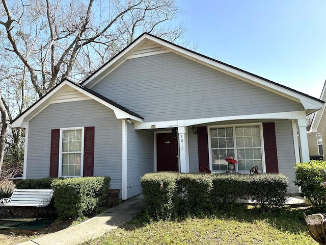 view of front of home