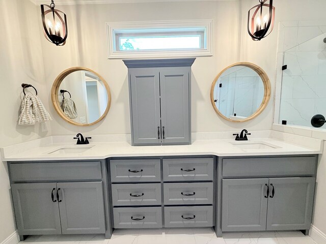 4965 Hatfield Cir, Hahira, GA 31632 - bathroom featuring double vanity