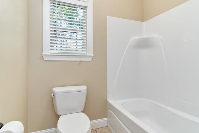 5527 School House Pond Rd, Lake Park, GA 31636 - full bath featuring baseboards, toilet, and tile patterned flooring