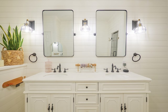 7552 Webb Rd, Hahira, GA 31632 - bathroom featuring double vanity