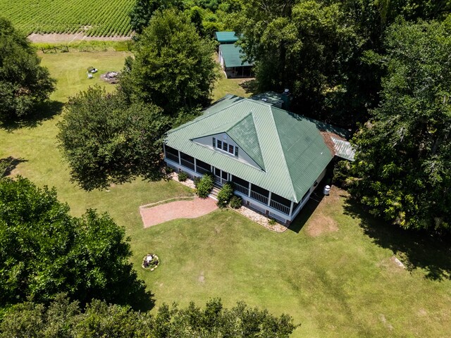 7552 Webb Rd, Hahira, GA 31632 - aerial view of sparsely populated area with farmland