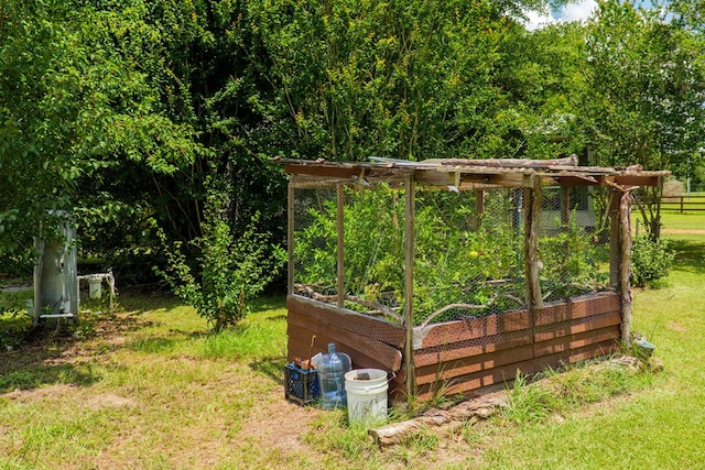 7552 Webb Rd, Hahira, GA 31632 - view of yard featuring a vegetable garden