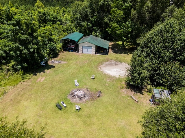 7552 Webb Rd, Hahira, GA 31632 - drone / aerial view of a heavily wooded area